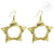 Wire Star Long Drop Hook Fashion Earrings - Monera-Design Co., Ltd