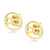 Round Frame Infinity Stud Earrings - Monera-Design Co., Ltd