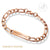 Shiny CZ Forever Together Figaro Chain Bracelet - Monera-Design Co., Ltd