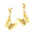 Steel Dangle Drop Butterfly Earrings - Monera-Design Co., Ltd