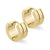 Huggies 7 MM Steel Earrings With 3 Lines - Monera-Design Co., Ltd