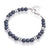 Grey beads mix with steel parts Stainless Steel Bracelet - Monera-Design Co., Ltd