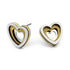 Stud Steel 3 Layers Heart Earrings