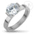 Stainless Steel Engagement Ring with CZ - Monera-Design Co., Ltd