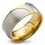 Two Tones Steel Ring with Matt Finish - Monera-Design Co., Ltd