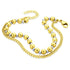 Double Beads Stainless Steel Bracelet for Women