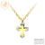 Steel & CZ Small Cross Necklace - Monera-Design Co., Ltd