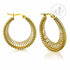 Steel Spiral Wire Coil Spring Circle Clip Back Earrings