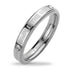 Simple The Best Stainless Steel Ring with CZ