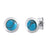 Steel 2 tones Earrings with Sand Blast Finish - Monera-Design Co., Ltd