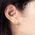 Steel Hamsa Stud Earrings - Monera-Design Co., Ltd