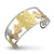 Butterfly and Flowers Multicolor Steel Bangle - Monera-Design Co., Ltd