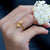 Sparkly Balls Beads Open Wrap Around Steel Ring - Monera-Design Co., Ltd