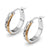 Big Huggies 2 Tone Steel Earrings with Laser Eroding - Monera-Design Co., Ltd
