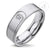 Steel Ring Special Design With CZ and PVD - Monera-Design Co., Ltd