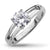 Engagement Steel Ring with 4 MM CZ Stone - Monera-Design Co., Ltd