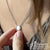 “Love Forever” Engraved Steel Necklace - Monera-Design Co., Ltd