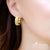 Sandblasted 7 MM Steel Huggies Earrings - Monera-Design Co., Ltd