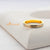 Always Love Steel Ring two tones with CZ - Monera-Design Co., Ltd