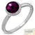 Steel Ring With Round Swarovski Stone - Monera-Design Co., Ltd