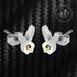 Playboy 2 Tone Stud Steel Earrings