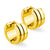 High Polish Surgical Steel 2 Tone Steel Earrings - Monera-Design Co., Ltd