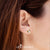 Heart with CZ Stud Steel Earrings - Monera-Design Co., Ltd