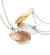 Steel Vintage 3D Puffed Heart Steel Necklace for Women & Girls - Monera-Design Co., Ltd