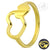 Steel Ring Open Love Heart - Monera-Design Co., Ltd