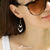 Steel Drop Dangle Chandelier Earrings - Monera-Design Co., Ltd