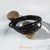 Braided Wrap Layered Leather Cord Steel Bracelet - Monera-Design Co., Ltd