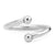 Steel Polish Double Circle Cuff Open Fashion Ring - Monera-Design Co., Ltd