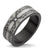 Eroding Men Style Steel Ring with CZ - Monera-Design Co., Ltd
