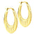 Hollow Oval Shape Hoop Steel Earrings - Monera-Design Co., Ltd