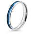 Colorful Carbon finish Stainless Steel ring