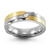 CZ and Screw Design 2 Tones Steel Ring - Monera-Design Co., Ltd