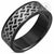 Black Laser Design Steel Ring - Monera-Design Co., Ltd