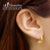 Steel Huggies Earrings with Sandblast Finish - Monera-Design Co., Ltd