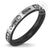 Carpe Diem 2 Tone steel Ring with center CZ - Monera-Design Co., Ltd