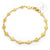 Flower Links Gold Steel 5 MM Bracelet - Monera-Design Co., Ltd