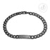 Love Engraved Steel Black Bracelet