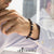 Stainless Steel Bracelet with Black beads mix with steel parts - Monera-Design Co., Ltd
