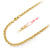 Gold Steel Rolo 4 MM Chain Necklace - Monera-Design Co., Ltd