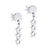 Stud Dangle Star Steel Earrings - Monera-Design Co., Ltd