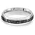 Steel Ring with All Around Black Square CZ Stones - Monera-Design Co., Ltd