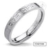 Together Steel Ring With CZ