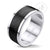 Fingerprint Design Steel ring with PVD - Monera-Design Co., Ltd