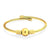 Adjustable Center Bead Twisted Cable Wire Steel Bangle - Monera-Design Co., Ltd