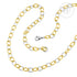 Two Tone Diamond Cut Steel 6 MM Chain necklace