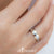 Stainless Steel 2 tones Engagement ring with CZ - Monera-Design Co., Ltd